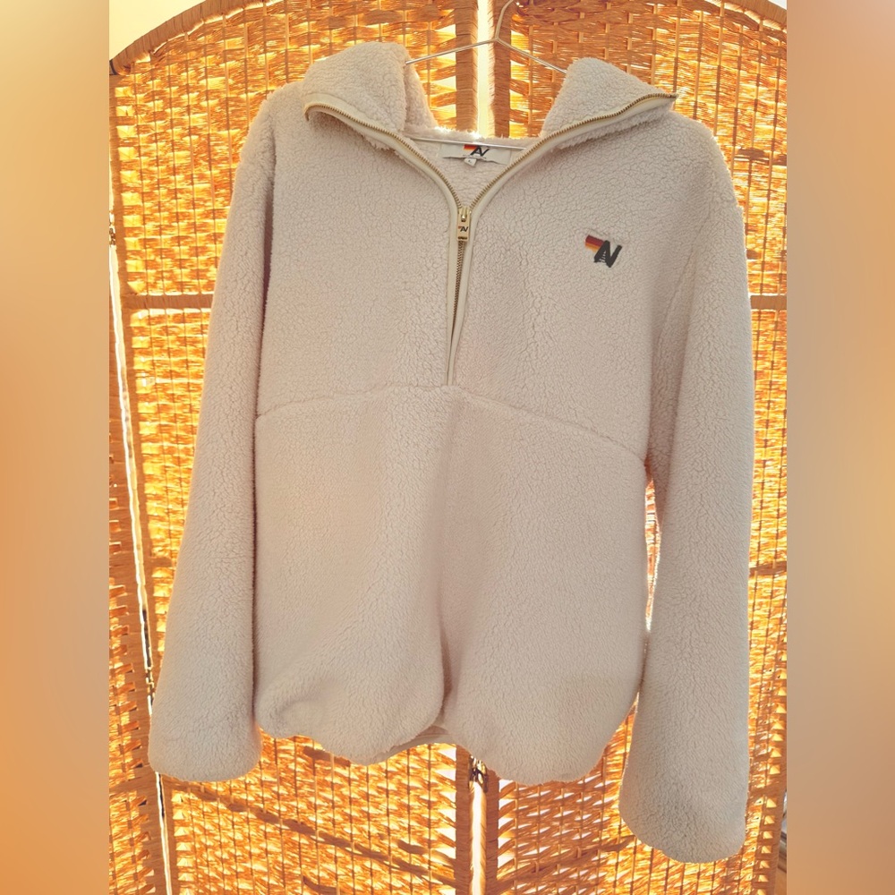 AVIATOR NATION Sherpa Pullover